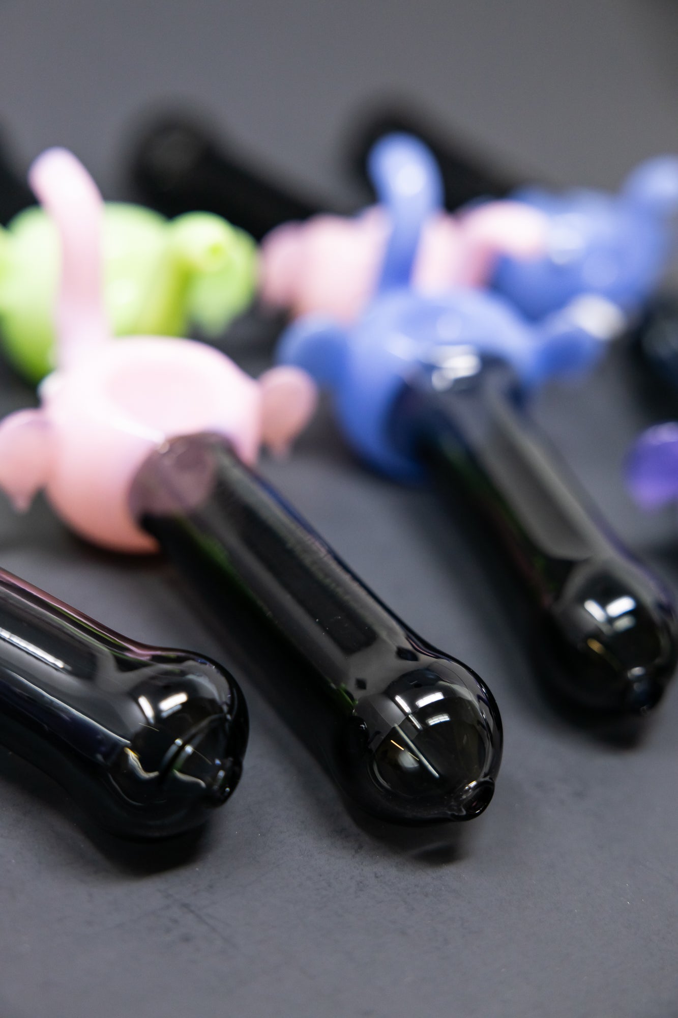 5" Assorted Elephant Head Hand Pipes - 10 pc Bundle