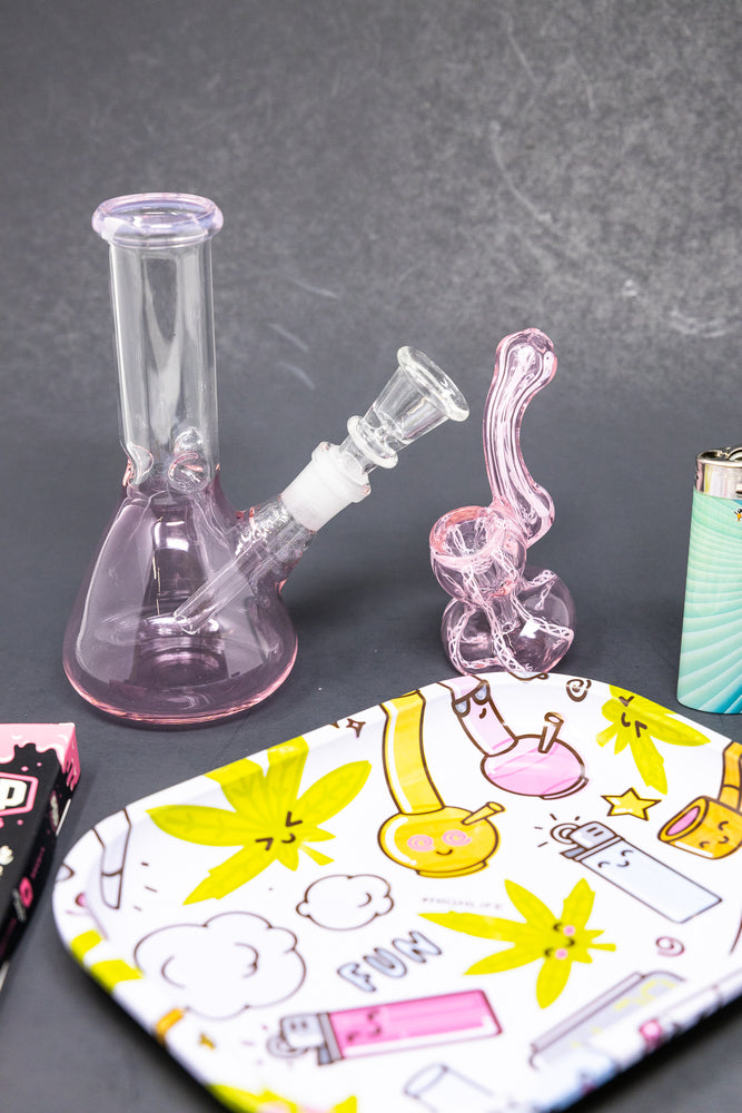 6" Pink Cute Stoner Combo