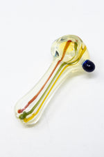 3" Fumed Rasta Stripe Pipe