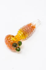 5" Orange Splatter Hand Pipe