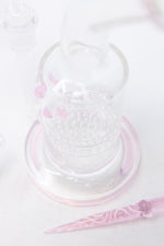 7" Pink Honeycomb Dab Rig Kit Combo