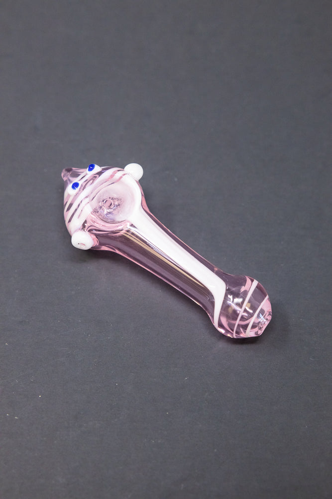 4"  Pink Googly Eye Hand Pipe