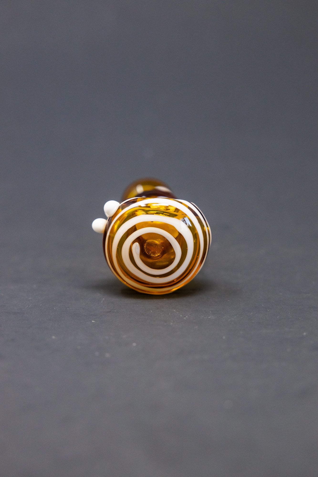 4" Amber Swirl Hand Pipe StonedGenie.com