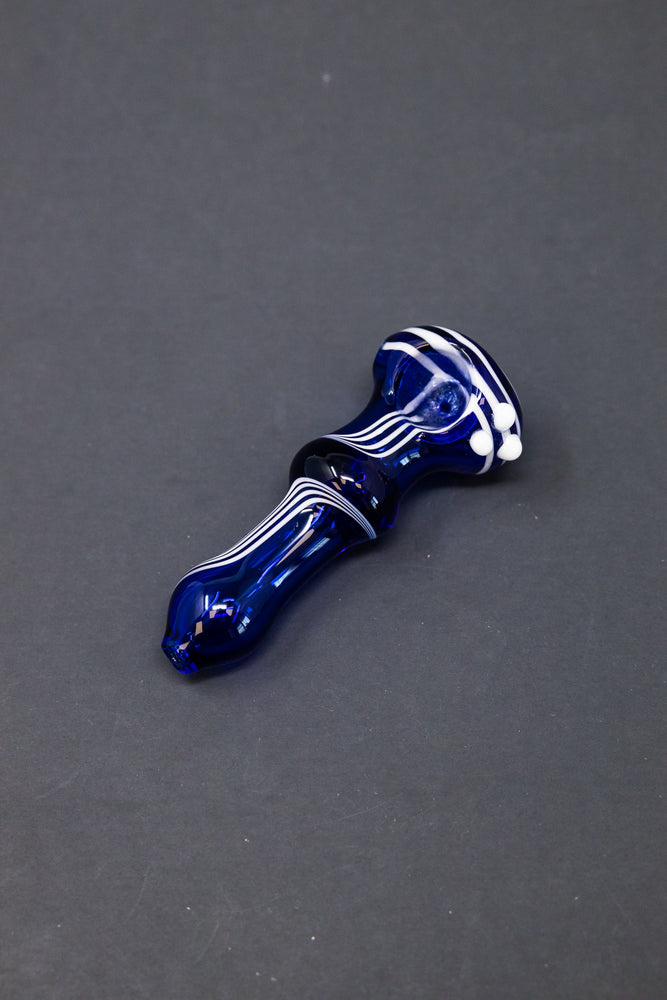 4" Blue Googly Eye Hand Pipe