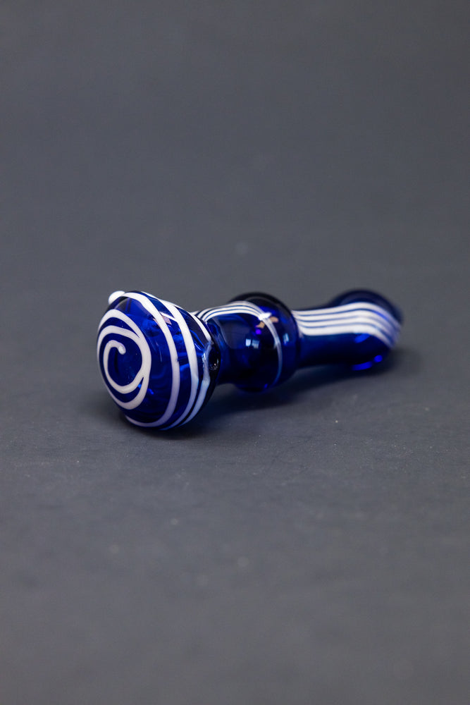 4" Blue Googly Eye Hand Pipe