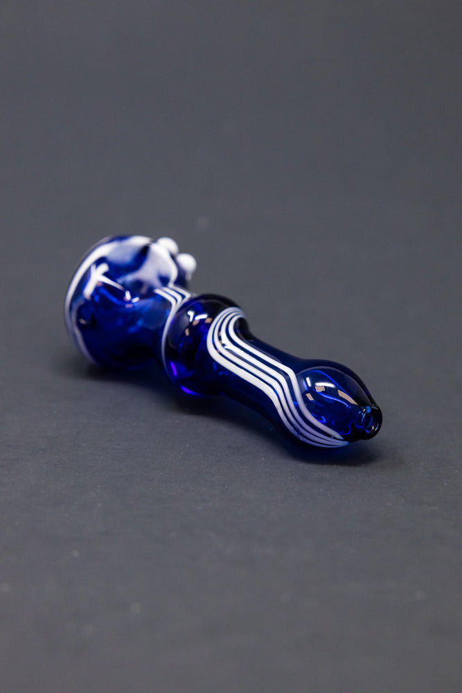4" Blue Googly Eye Hand Pipe
