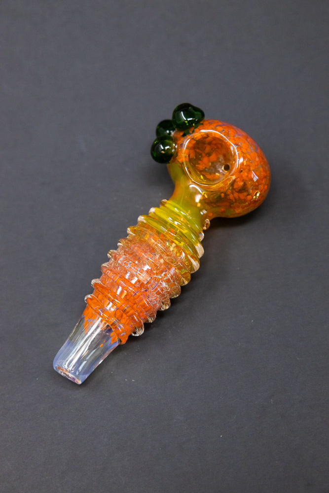 5" Orange Splatter Hand Pipe