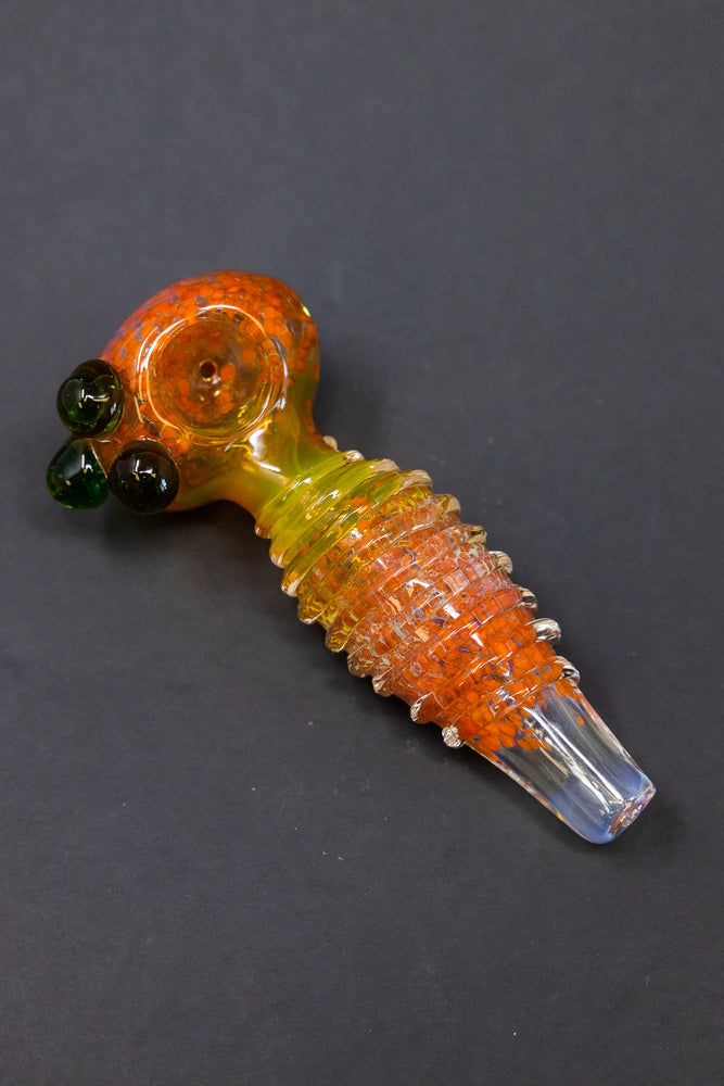 5" Orange Splatter Hand Pipe