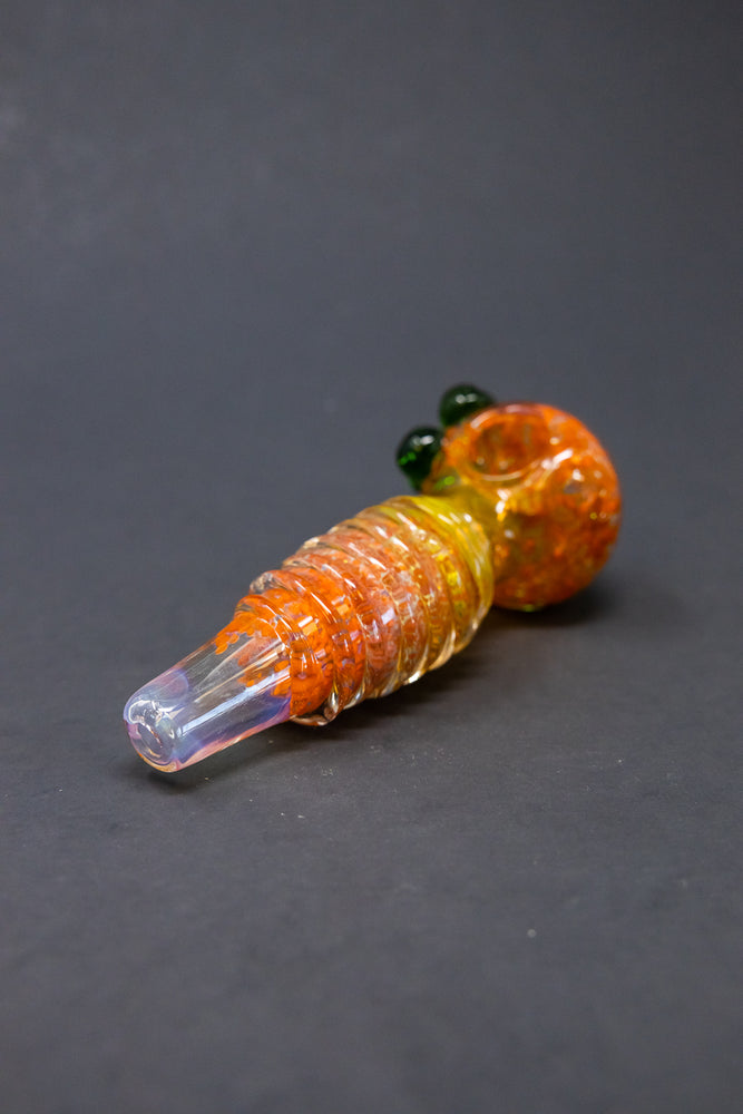 5" Orange Splatter Hand Pipe