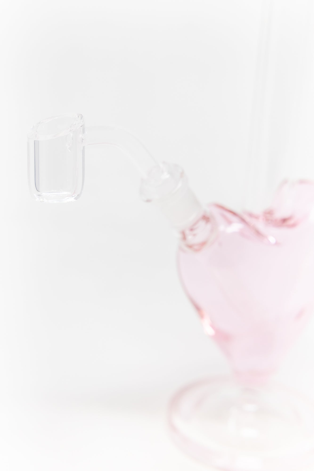 9" Heart Glass Dab Rig StonedGenie.com