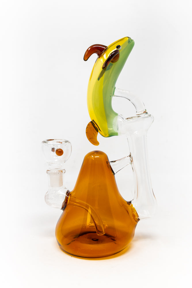 7" Amber Dolphin Dab Rig