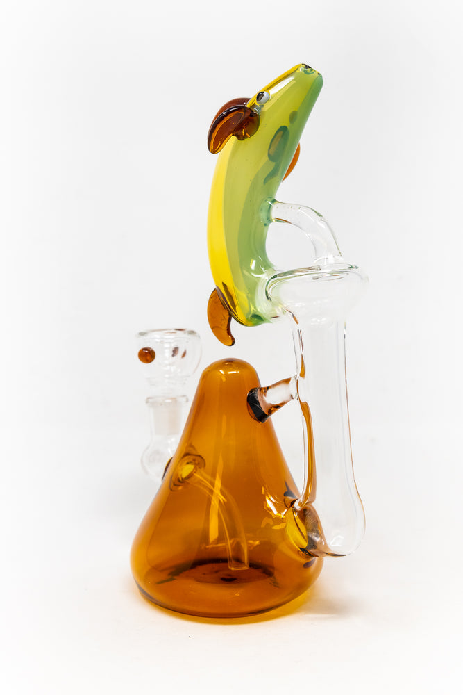 7" Amber Dolphin Dab Rig