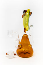 7" Amber Dolphin Dab Rig