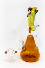 7" Amber Dolphin Dab Rig