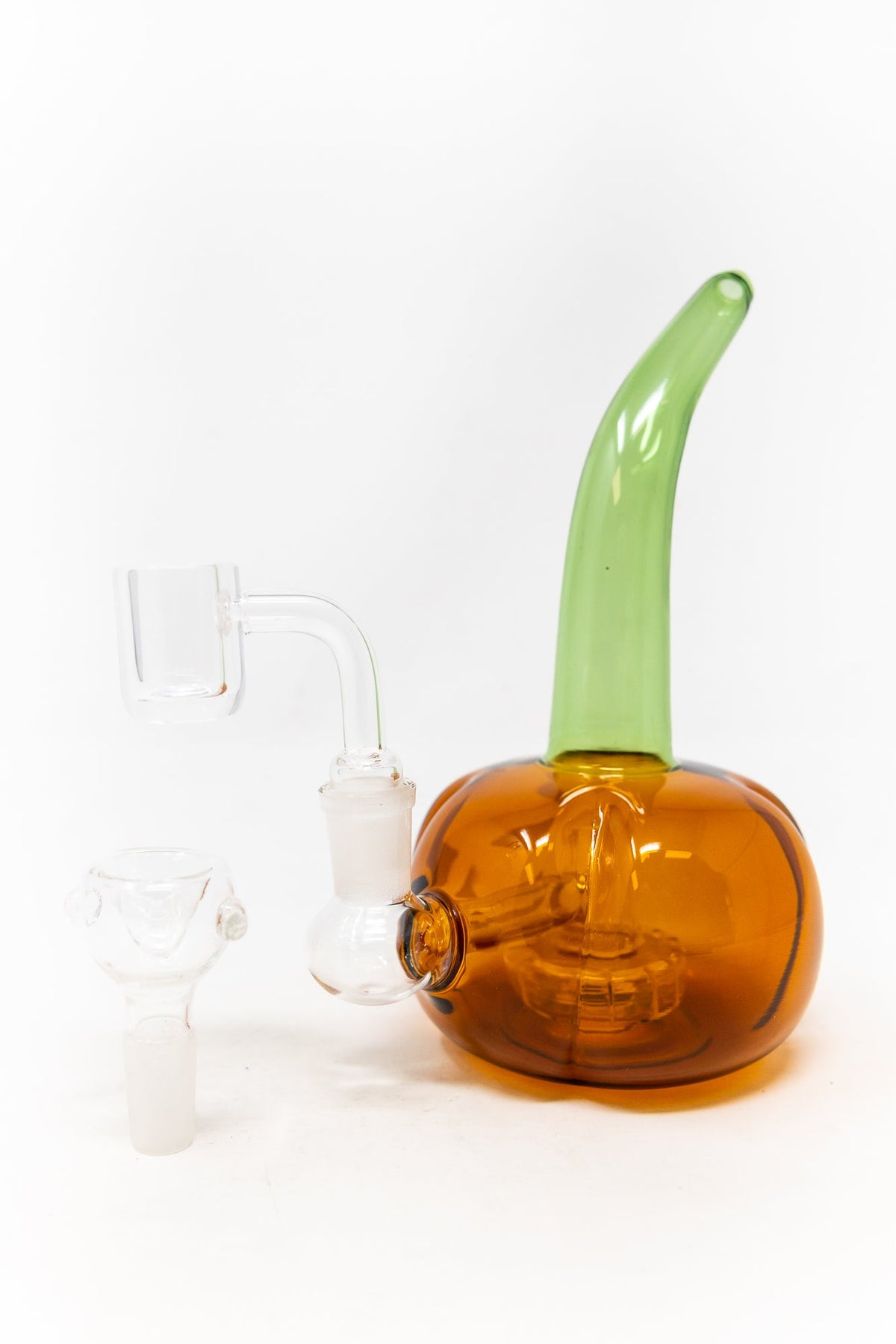 8" Pumpkin Dab Rig StonedGenie.com