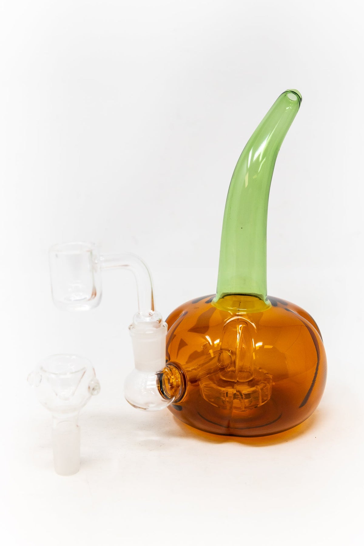 8" Pumpkin Dab Rig StonedGenie.com