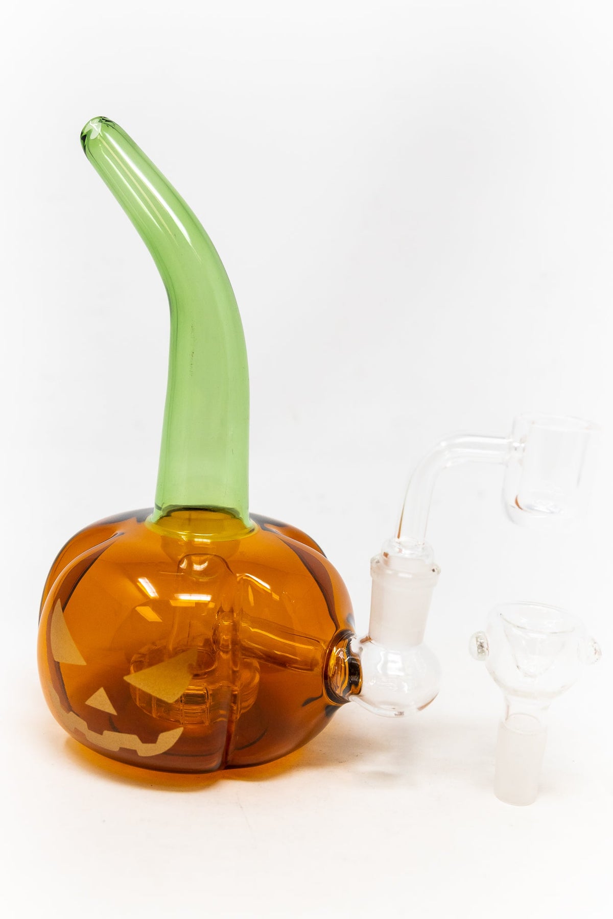 8" Pumpkin Dab Rig StonedGenie.com