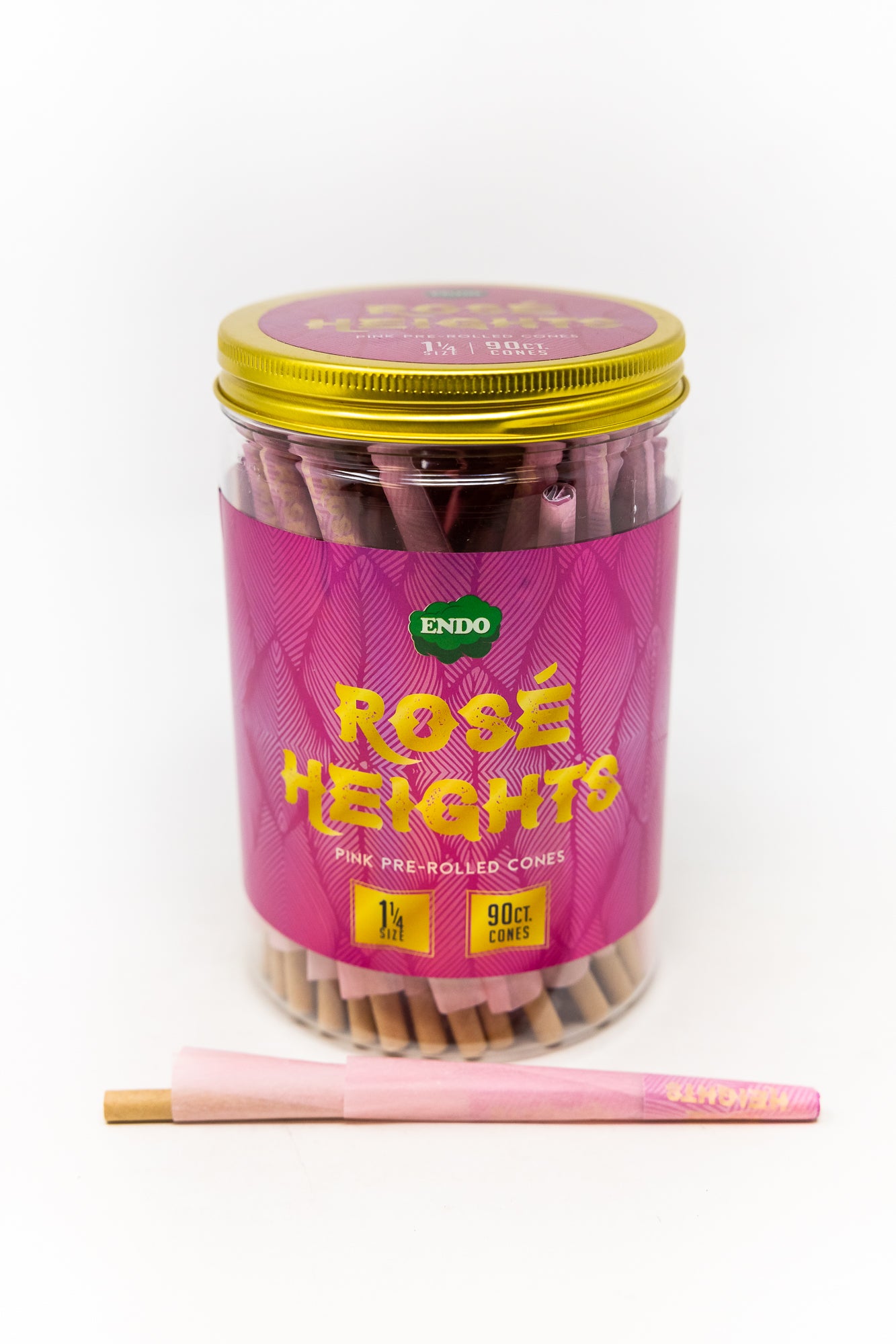 Rose Heights Pink Cone Jar