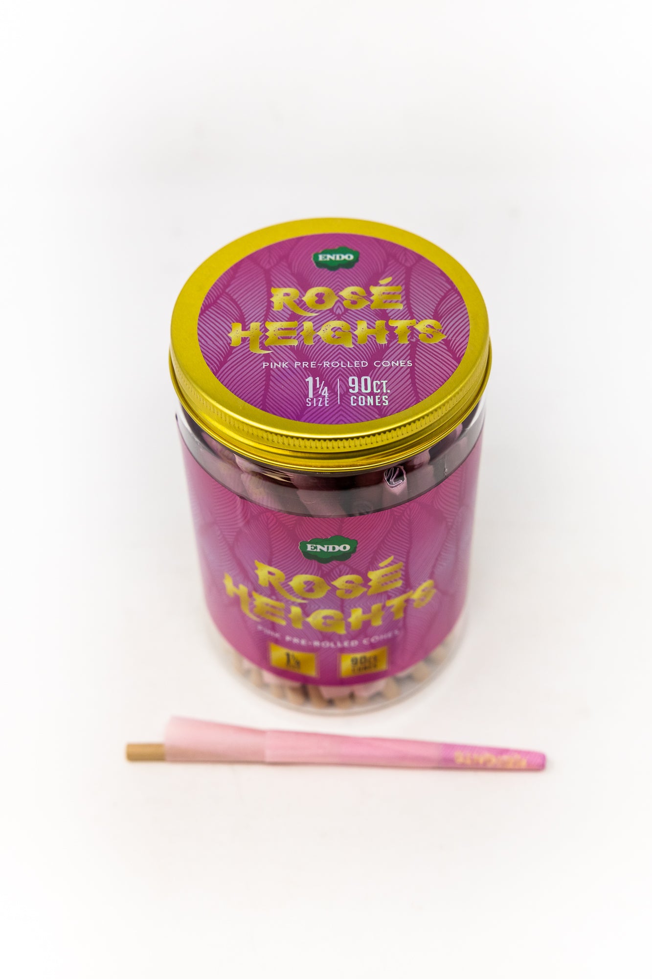 Rose Heights Pink Cone Jar