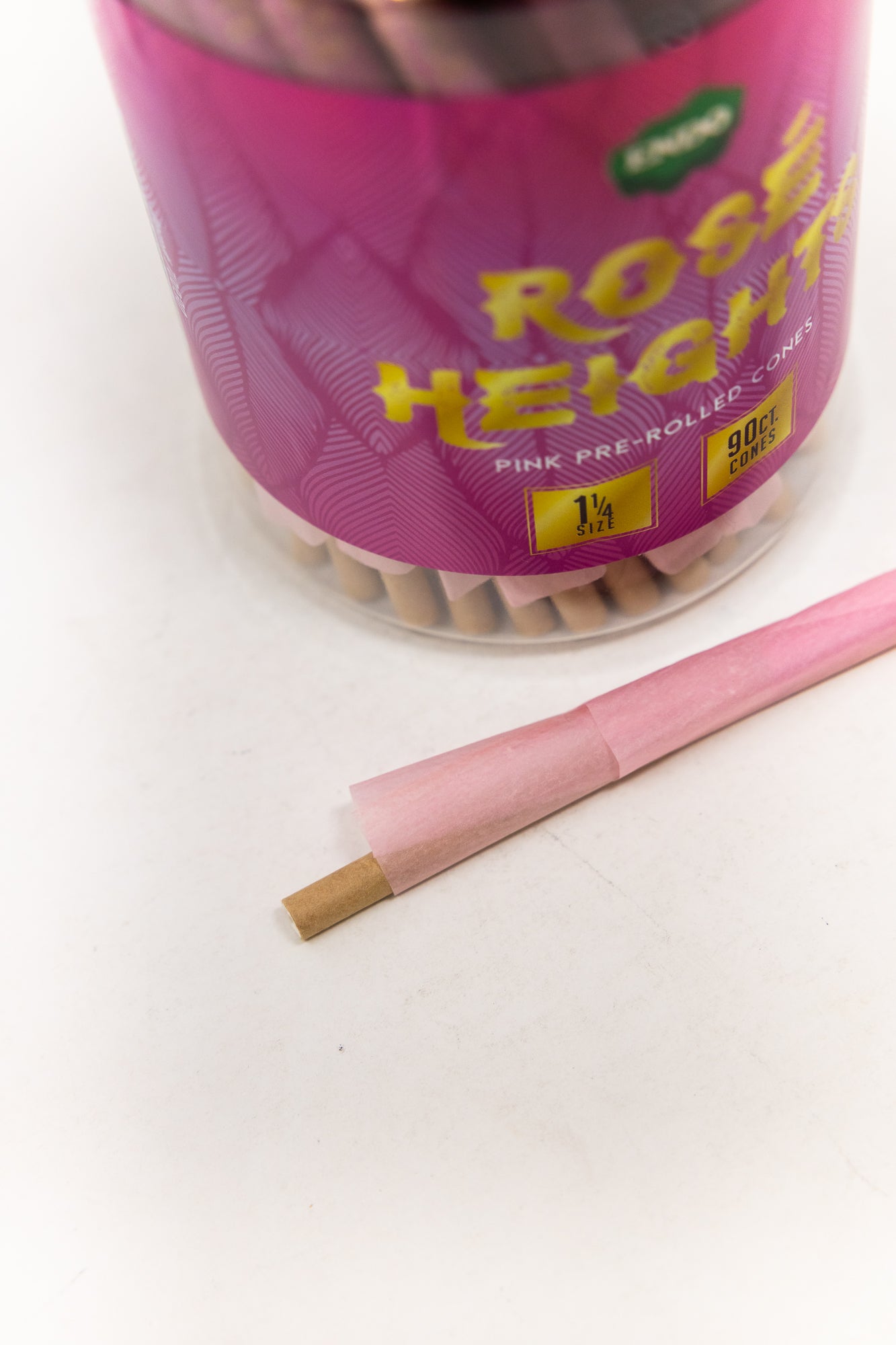 Rose Heights Pink Cone Jar