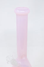 12" Iridescent Pink Beaker Bong