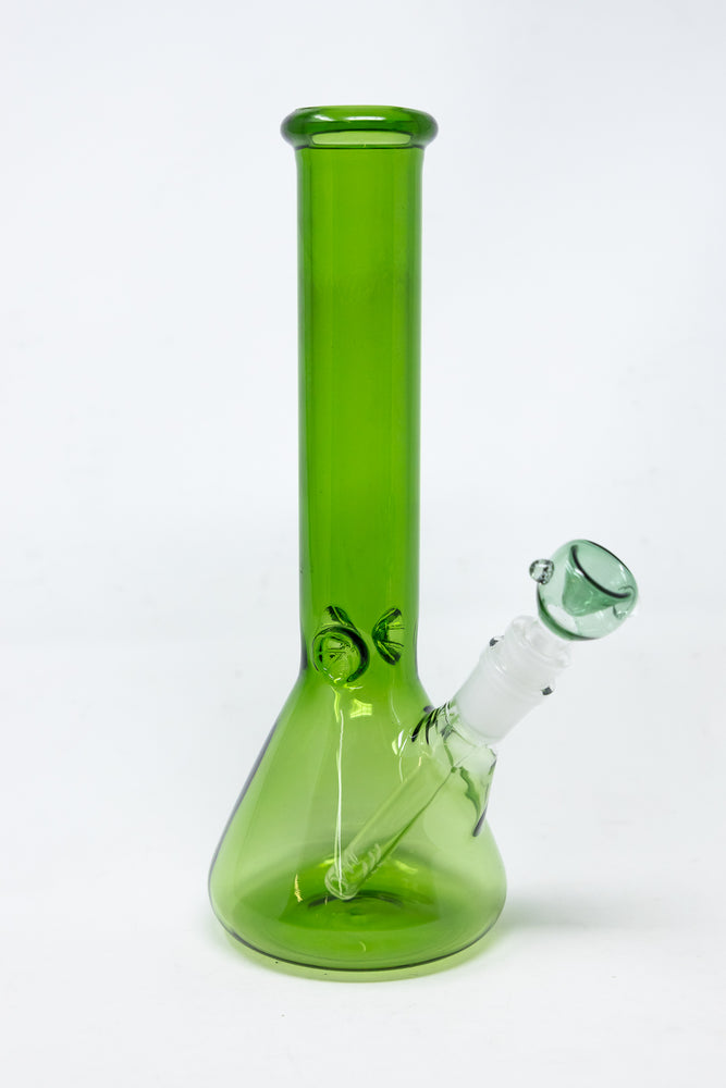 10" Green Beaker Bong