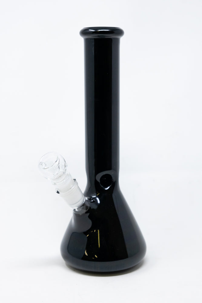 10" Black Beaker Bong w/ Ice Catcher