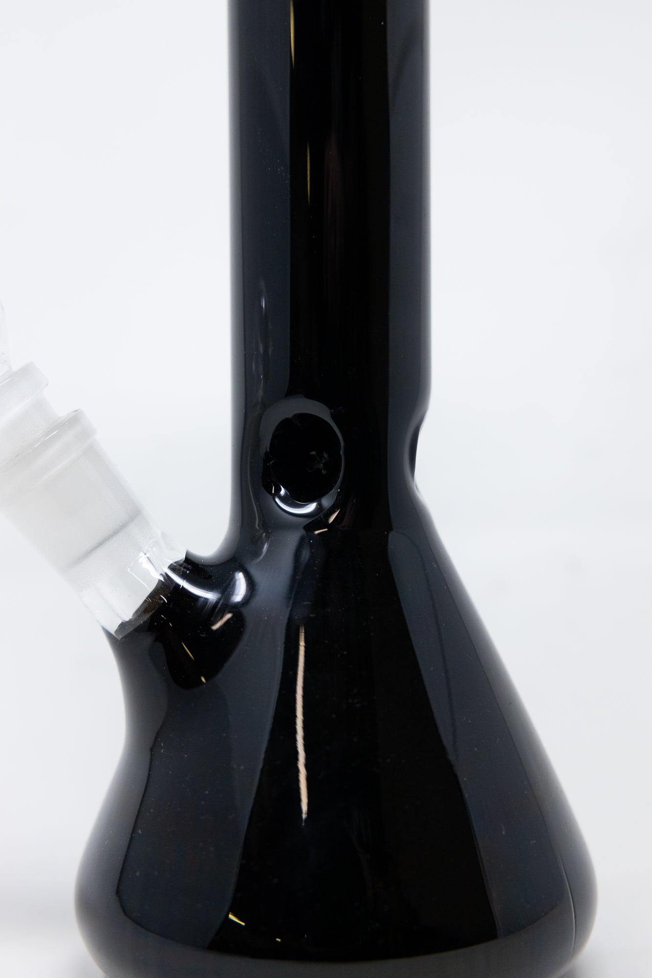 10" Black Beaker Bong w/ Ice Catcher