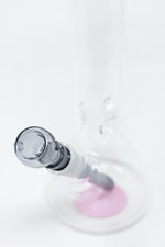 10" Milky Pink Middle Accent Beaker Bong