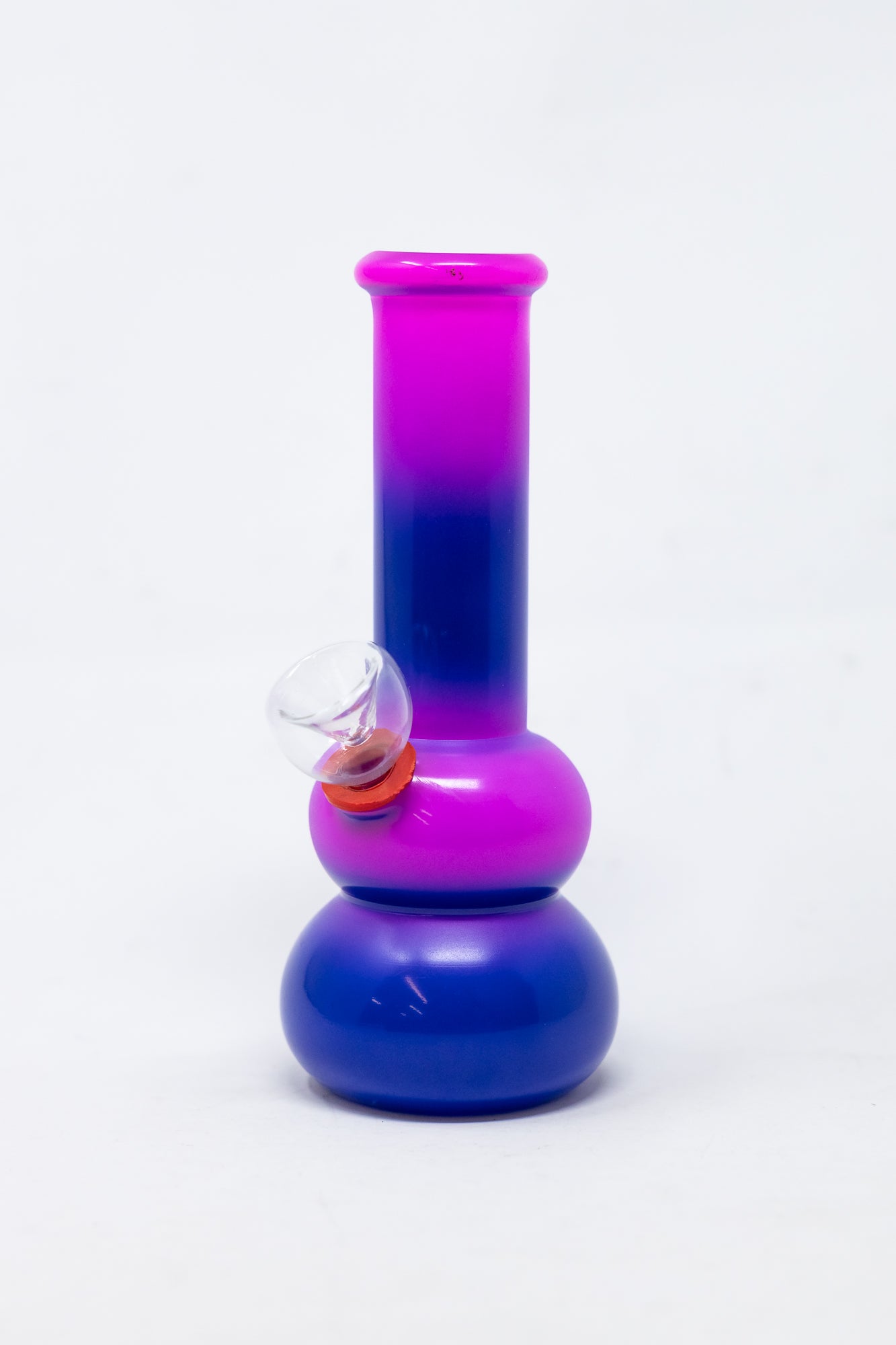 6" Pink & Purple Bubble Gum Bong