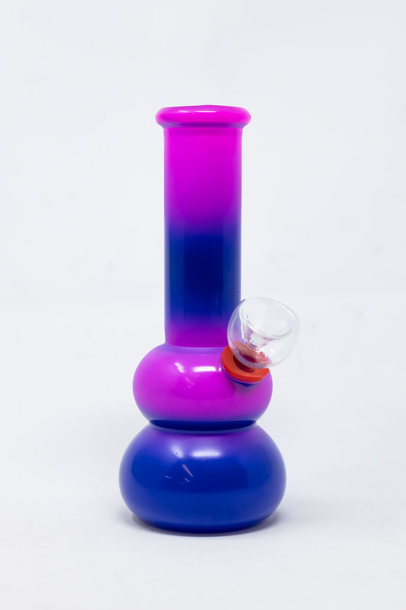6" Pink & Purple Bubble Gum Bong