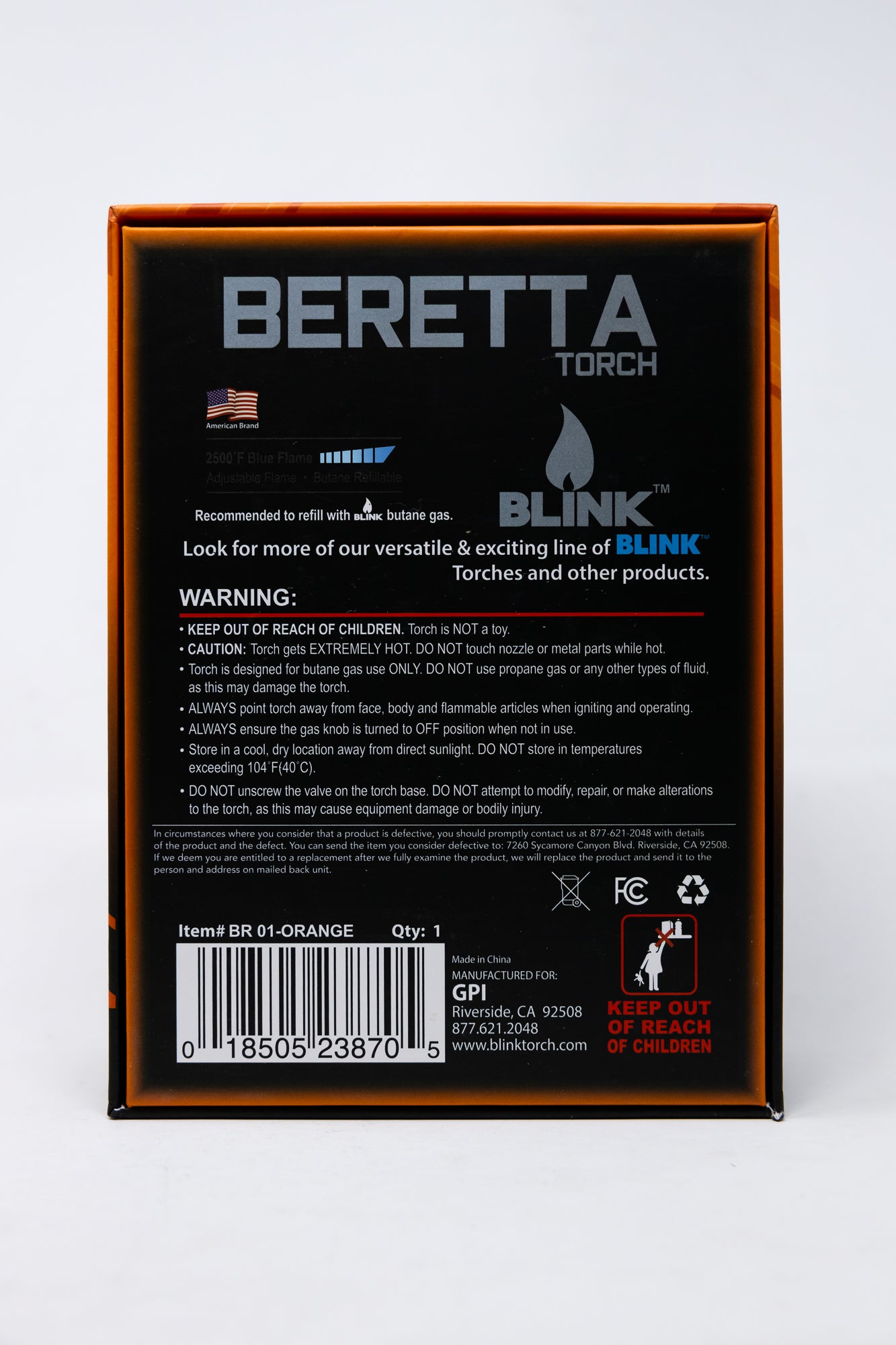 Bretta Dab Torch - Orange