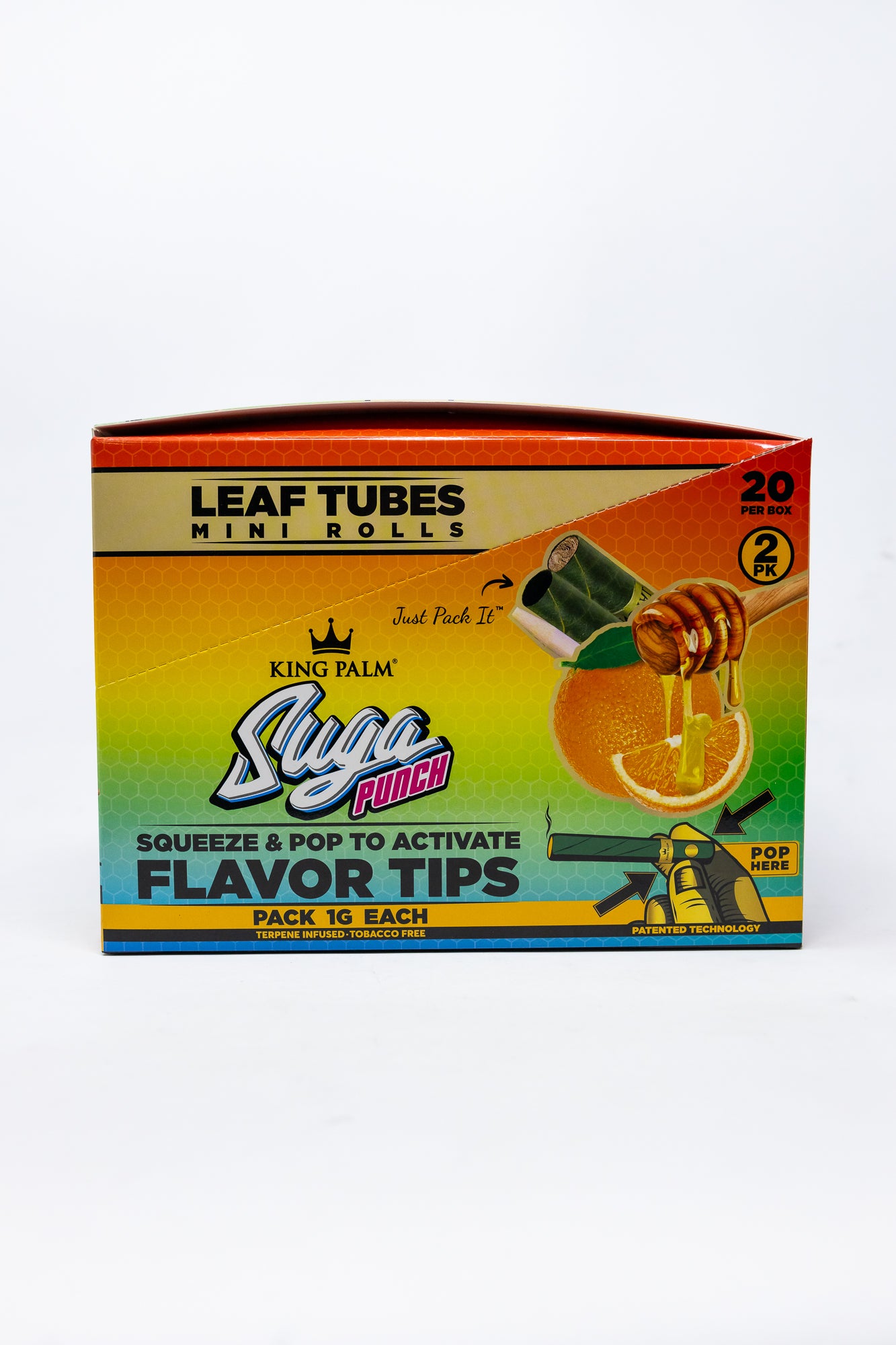 King Palm Mini Rolls Honey Orange - Suga Punch