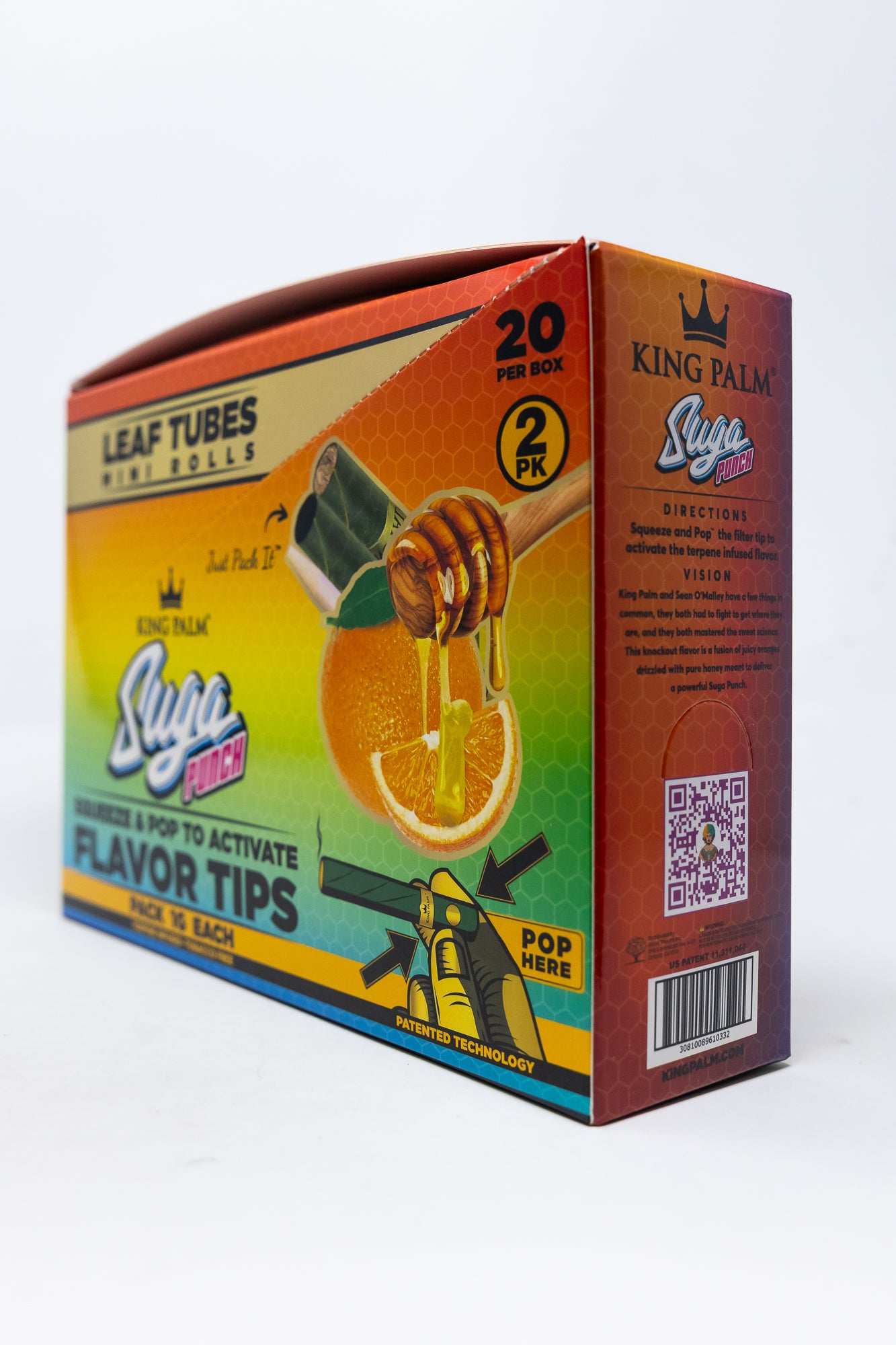 King Palm Mini Rolls Honey Orange - Suga Punch