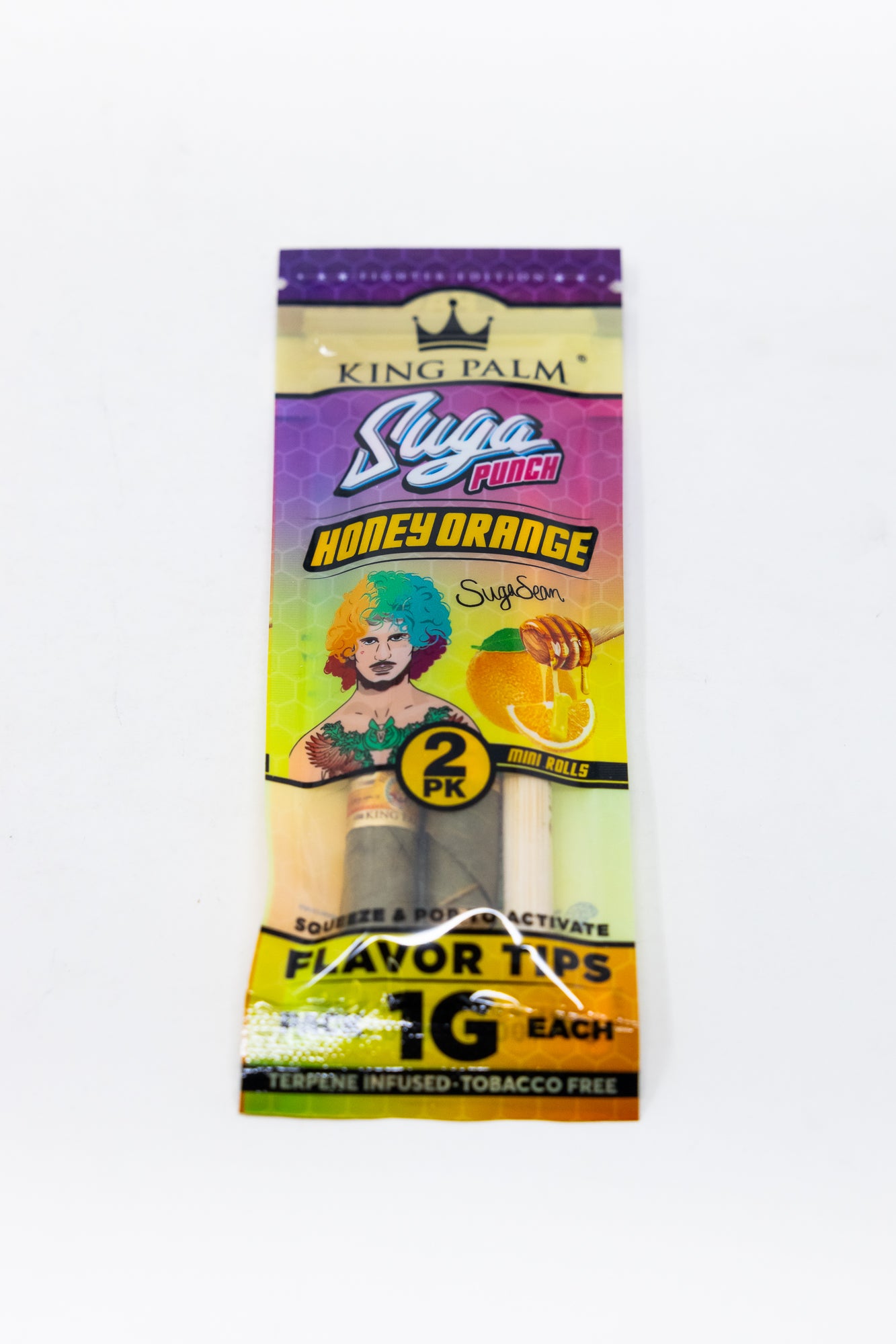 King Palm Mini Rolls Honey Orange - Suga Punch