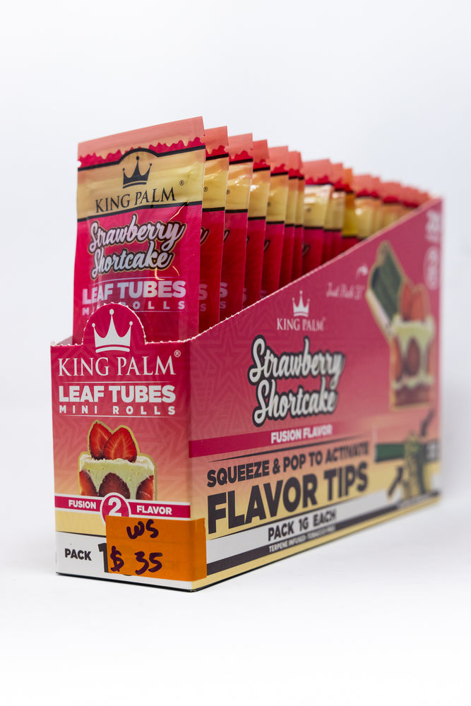 King Palm Mini Rolls (Strawberry ShortCake)