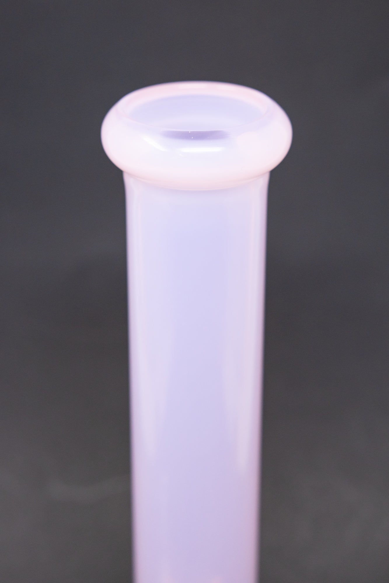 12" Iridescent Pink Beaker Bong