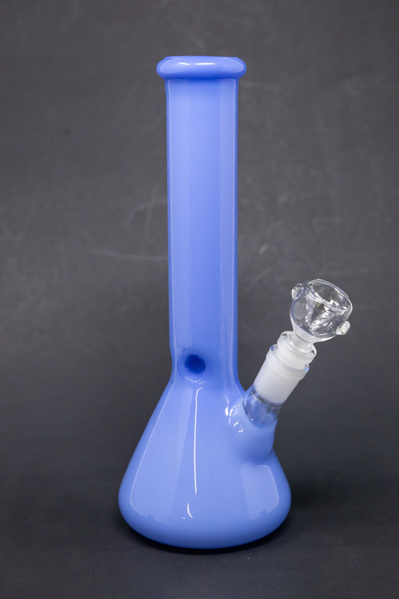 10" Milky Blue Beaker Bong