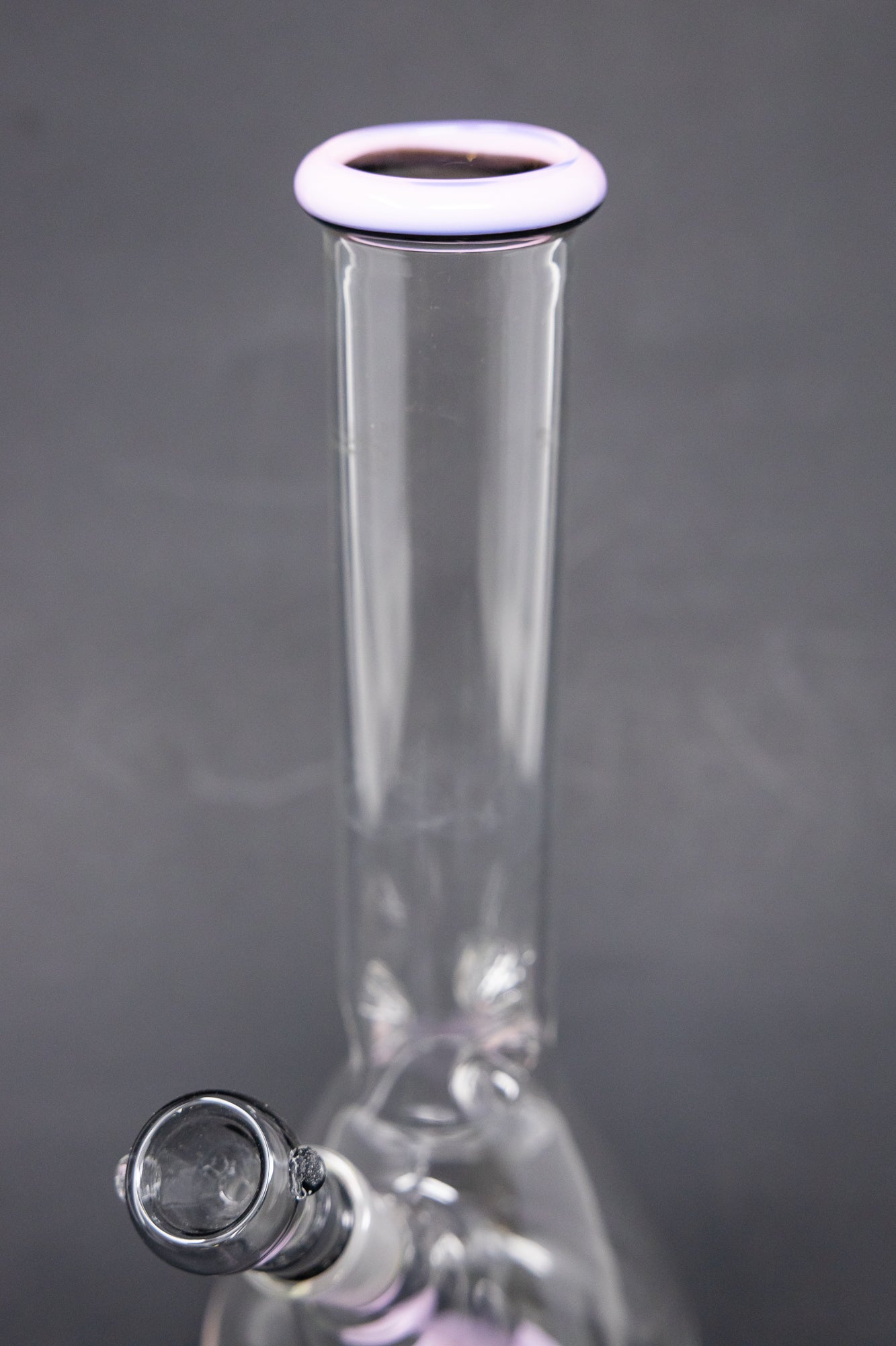 10" Milky Pink Middle Accent Beaker Bong