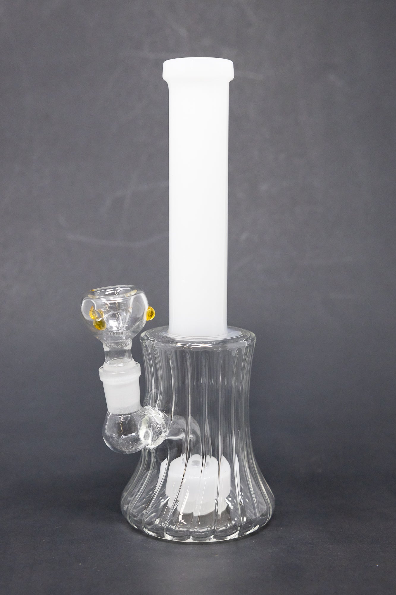 8" White Neck w/ Twisted Base