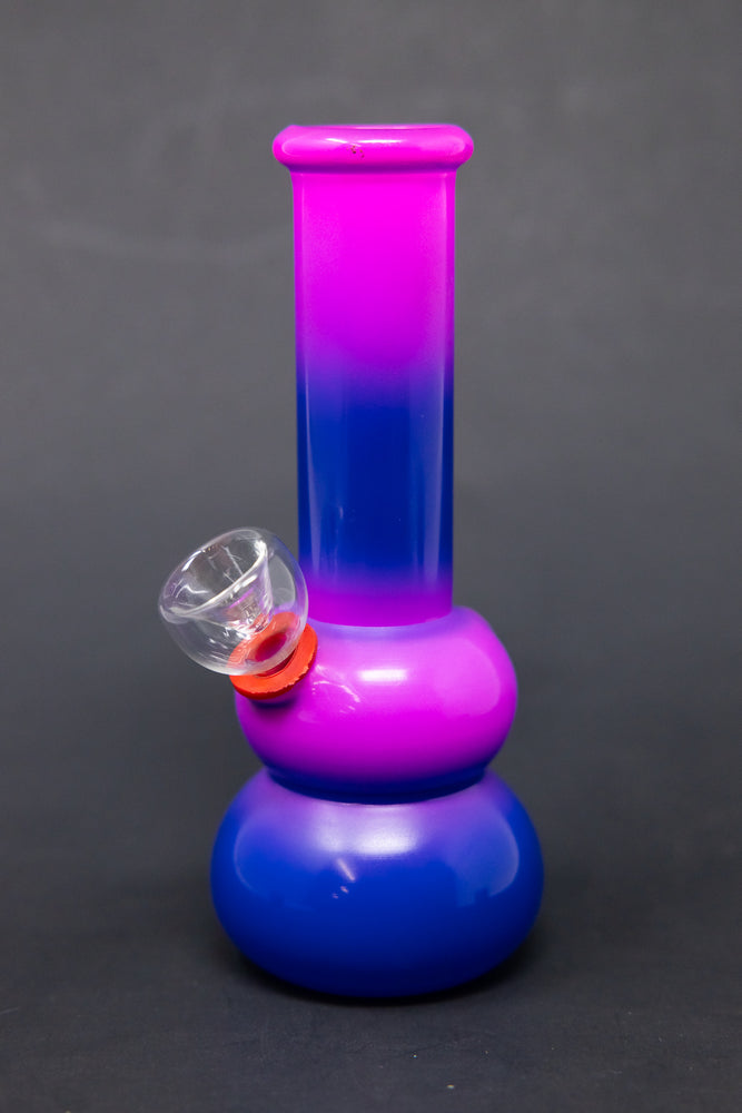 6" Pink & Purple Bubble Gum Bong