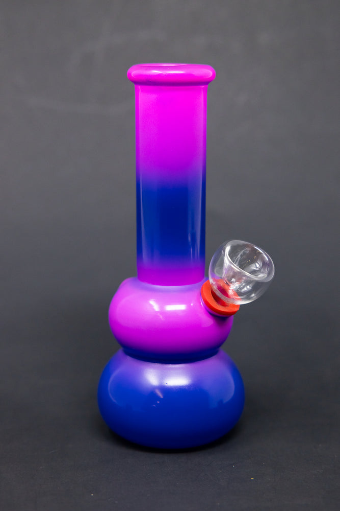 6" Pink & Purple Bubble Gum Bong