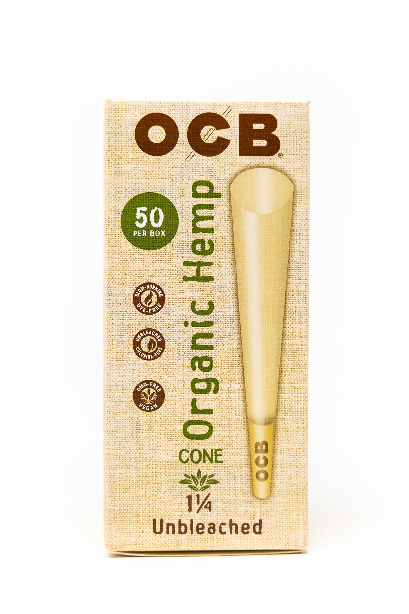 OCB Orangic Hemp Cone Tower - 50 ct