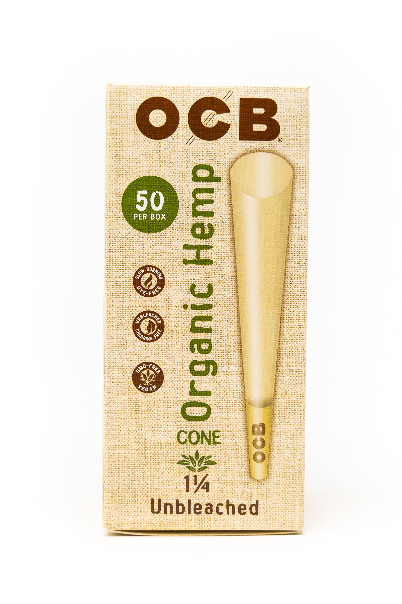 OCB Orangic Hemp Cone Tower - 50 ct