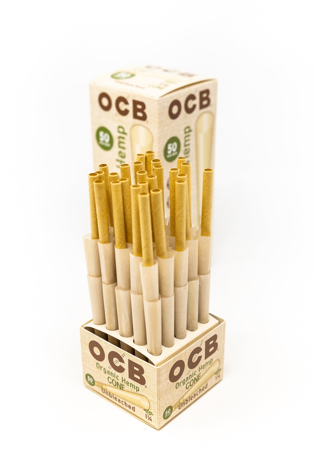 OCB Orangic Hemp Cone Tower - 50 ct