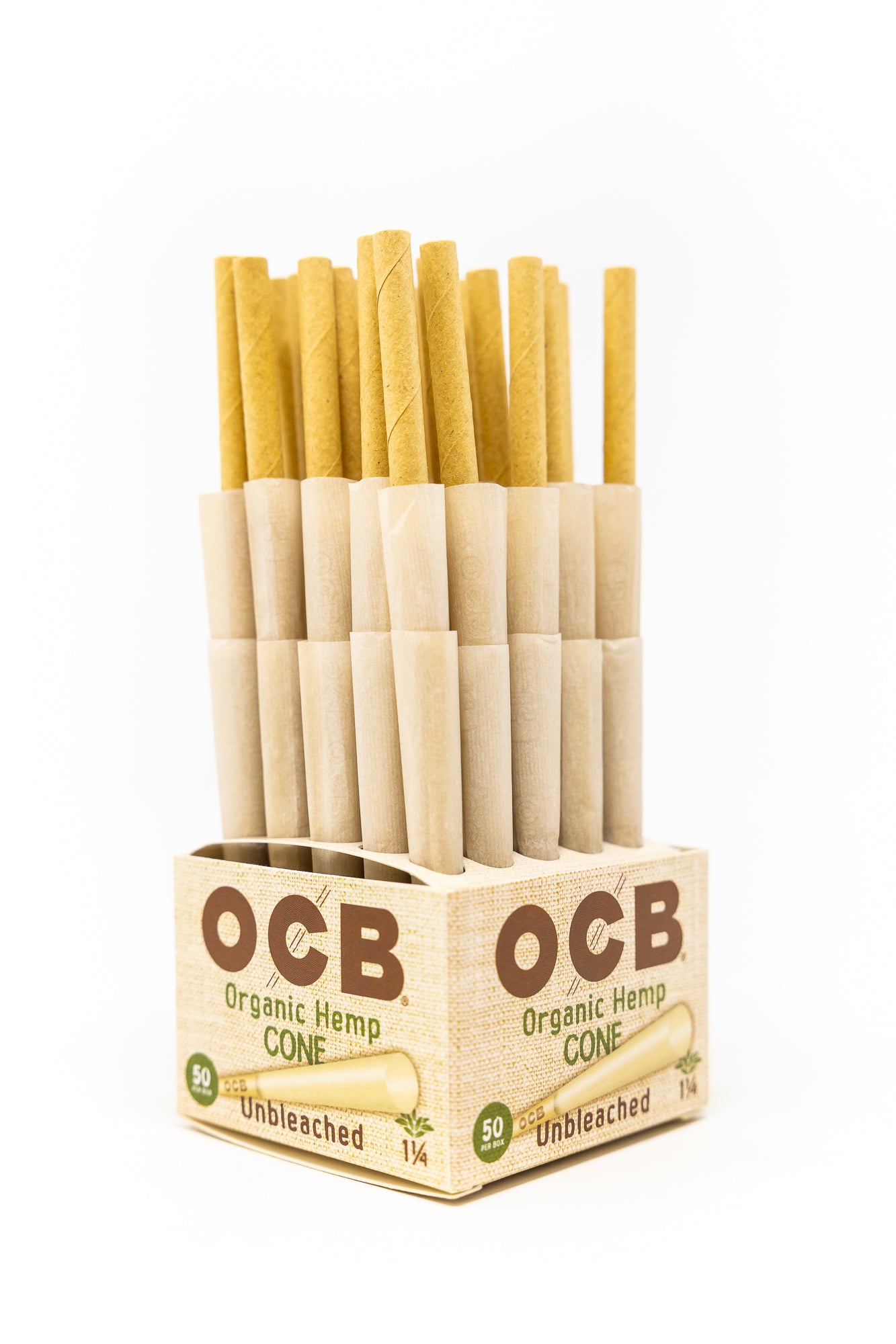 OCB Orangic Hemp Cone Tower - 50 ct