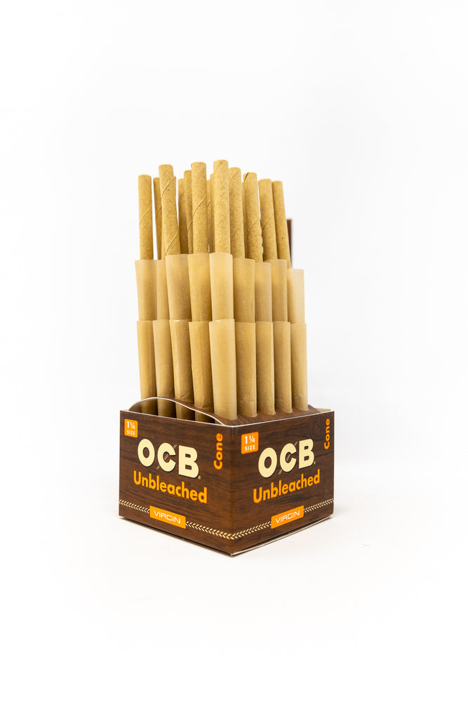 OCB Unbleached Cone Tower - 50 ct