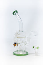 12" Green Buzz Recycler Dab Rig