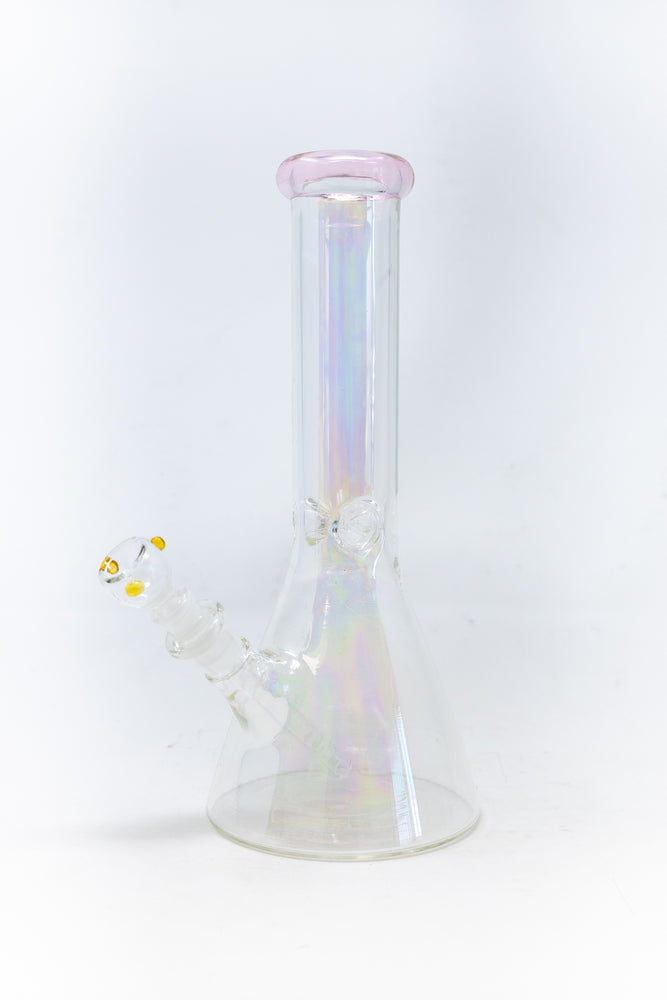 12" Iridiscent Beaker Bong