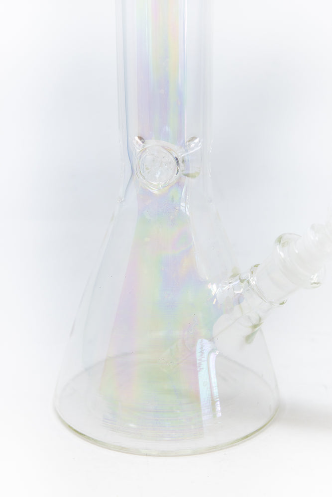 12" Iridiscent Beaker Bong